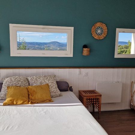 Reve D'Escapade Chambre Avec Vue Sublime Sur Les Cevennes Ardechoises Barjac  Exteriér fotografie