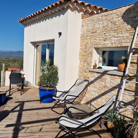 Reve D'Escapade Chambre Avec Vue Sublime Sur Les Cevennes Ardechoises Barjac  Exteriér fotografie