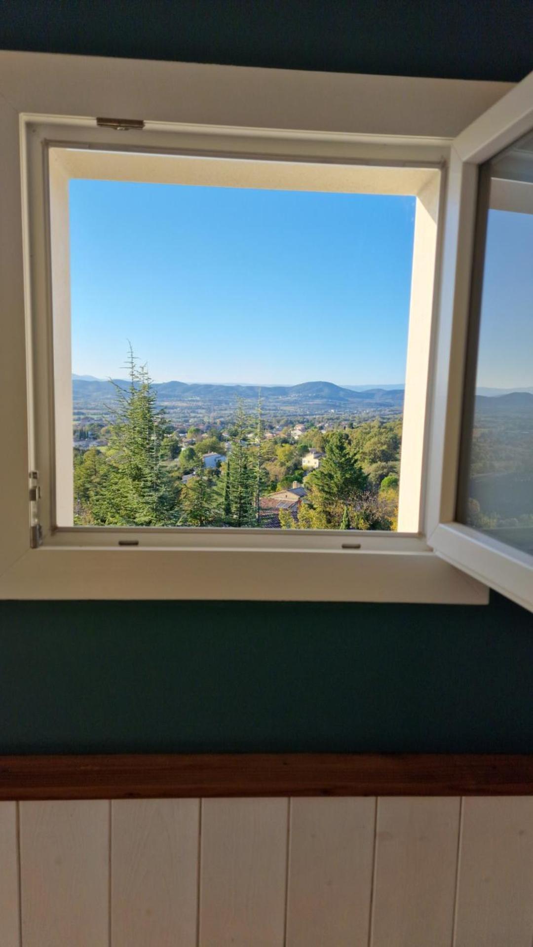 Reve D'Escapade Chambre Avec Vue Sublime Sur Les Cevennes Ardechoises Barjac  Exteriér fotografie