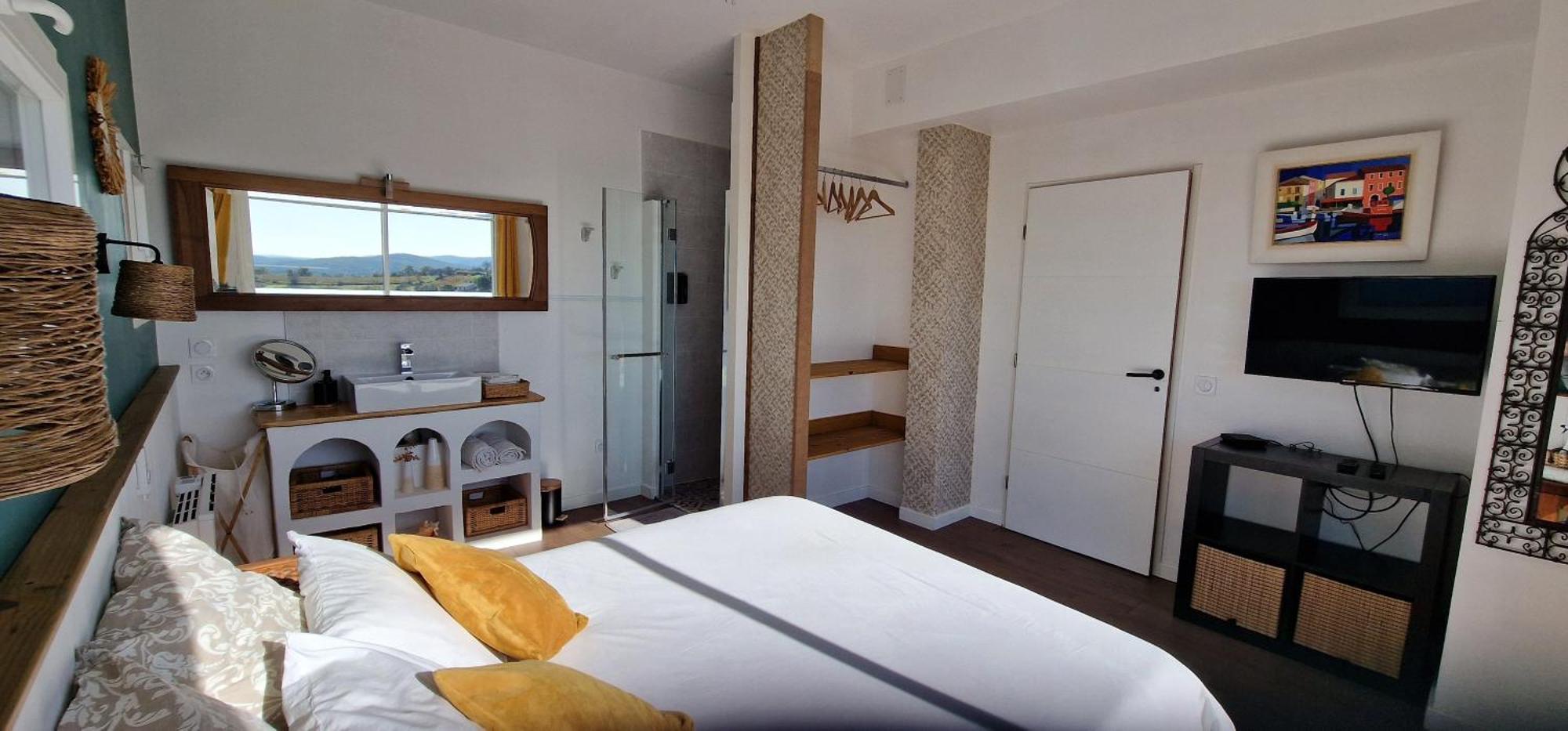 Reve D'Escapade Chambre Avec Vue Sublime Sur Les Cevennes Ardechoises Barjac  Exteriér fotografie